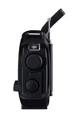 Kaito KA500L LITHIUM Handheld Radio + Reading Lamp with 4-way Powered Emergency AM/FM/SW NOAA Weather Alert Solar and Hand Crank