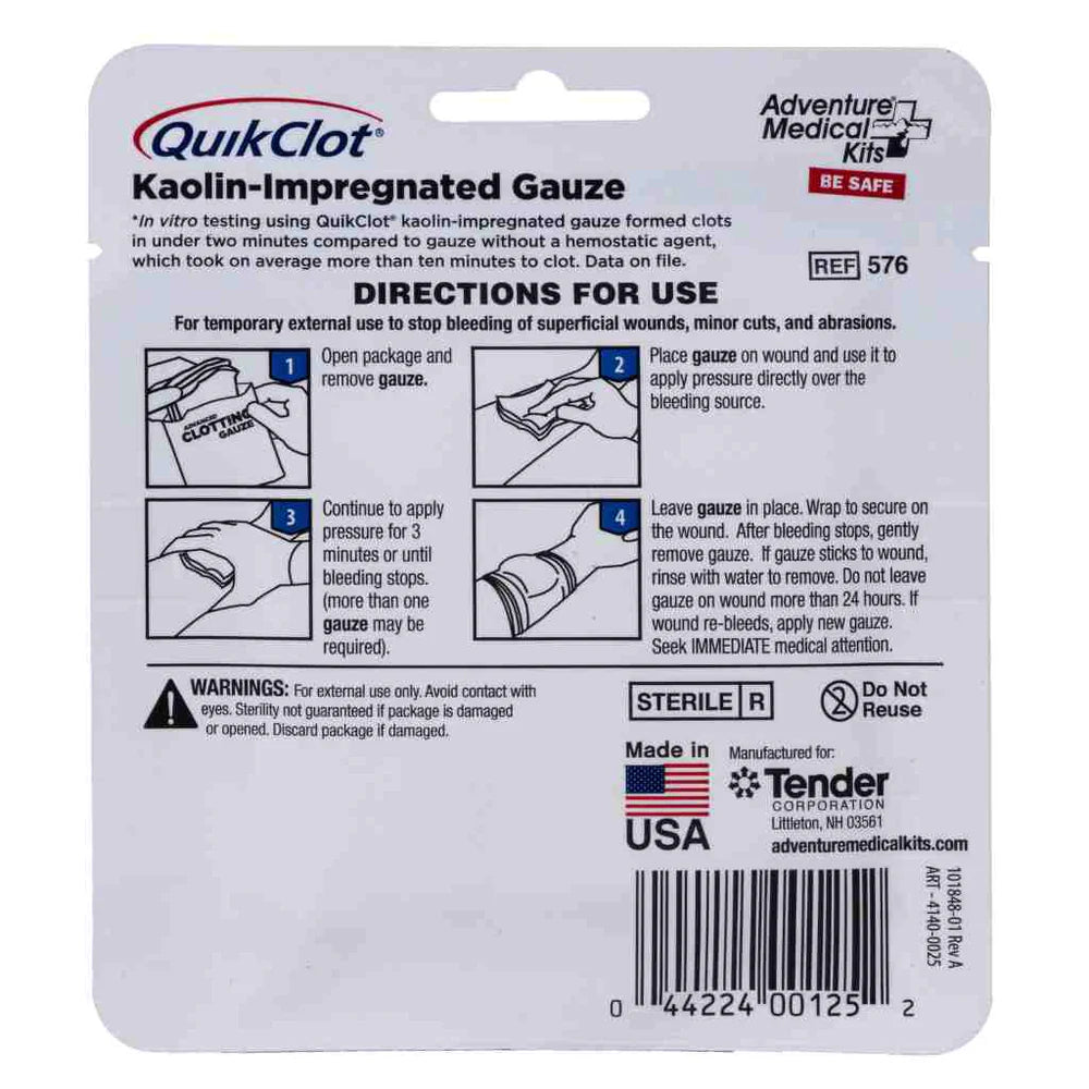 QuikClot Gauze 3" x 2'