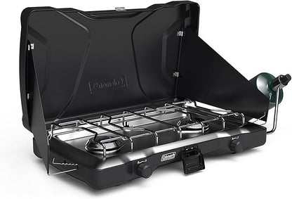 Coleman Triton 2-Burner Propane Camping Stove (22,000 BTU)