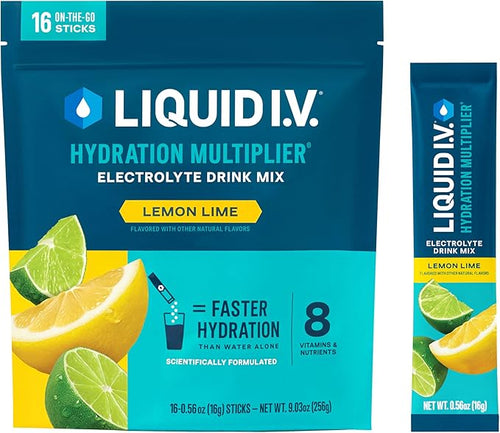 Liquid I.V. Hydration Multiplier Lemon Lime (16 Servings)