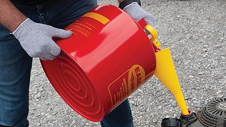 Eagle 5 Gal Type I Safety Gas Can (Steel + Funnel)
