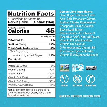 Liquid I.V. Hydration Multiplier Lemon Lime (16 Servings)