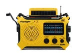 Kaito KA500L LITHIUM Handheld Radio + Reading Lamp with 4-way Powered Emergency AM/FM/SW NOAA Weather Alert Solar and Hand Crank
