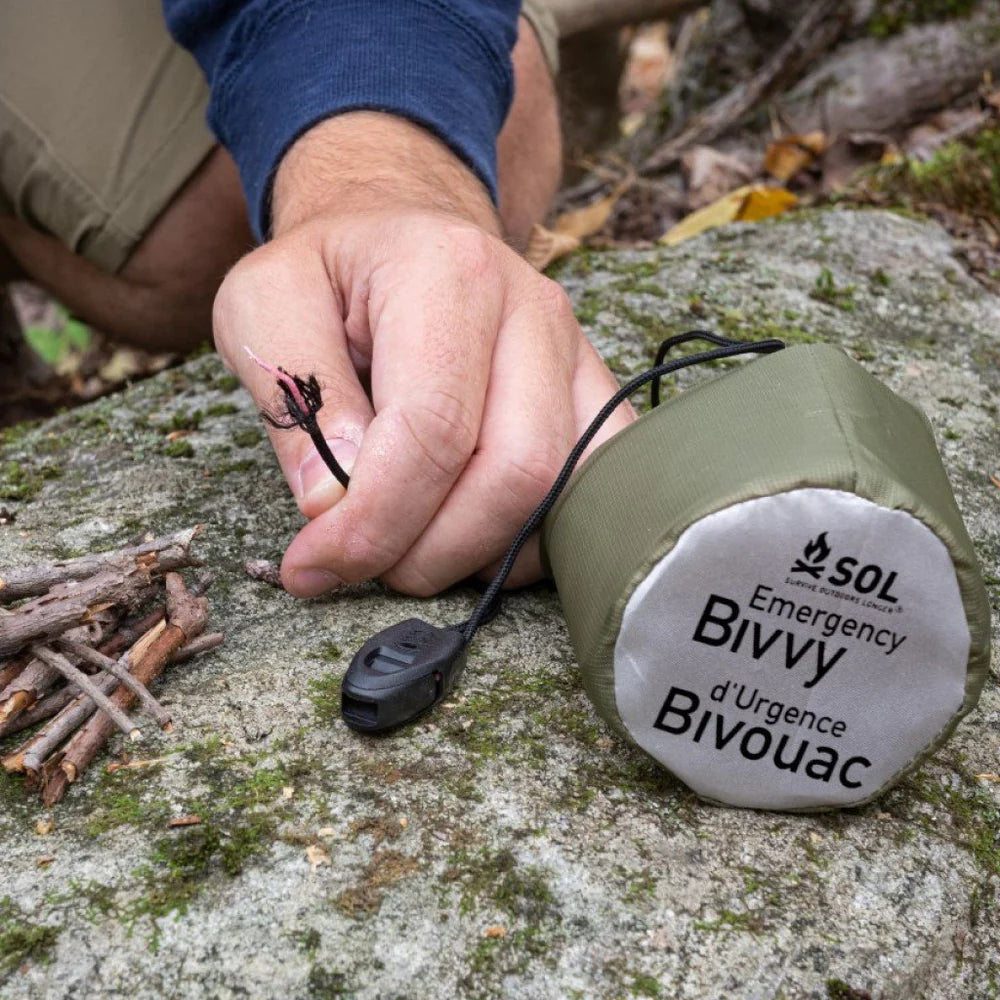 Emergency Bivvy with Rescue Whistle