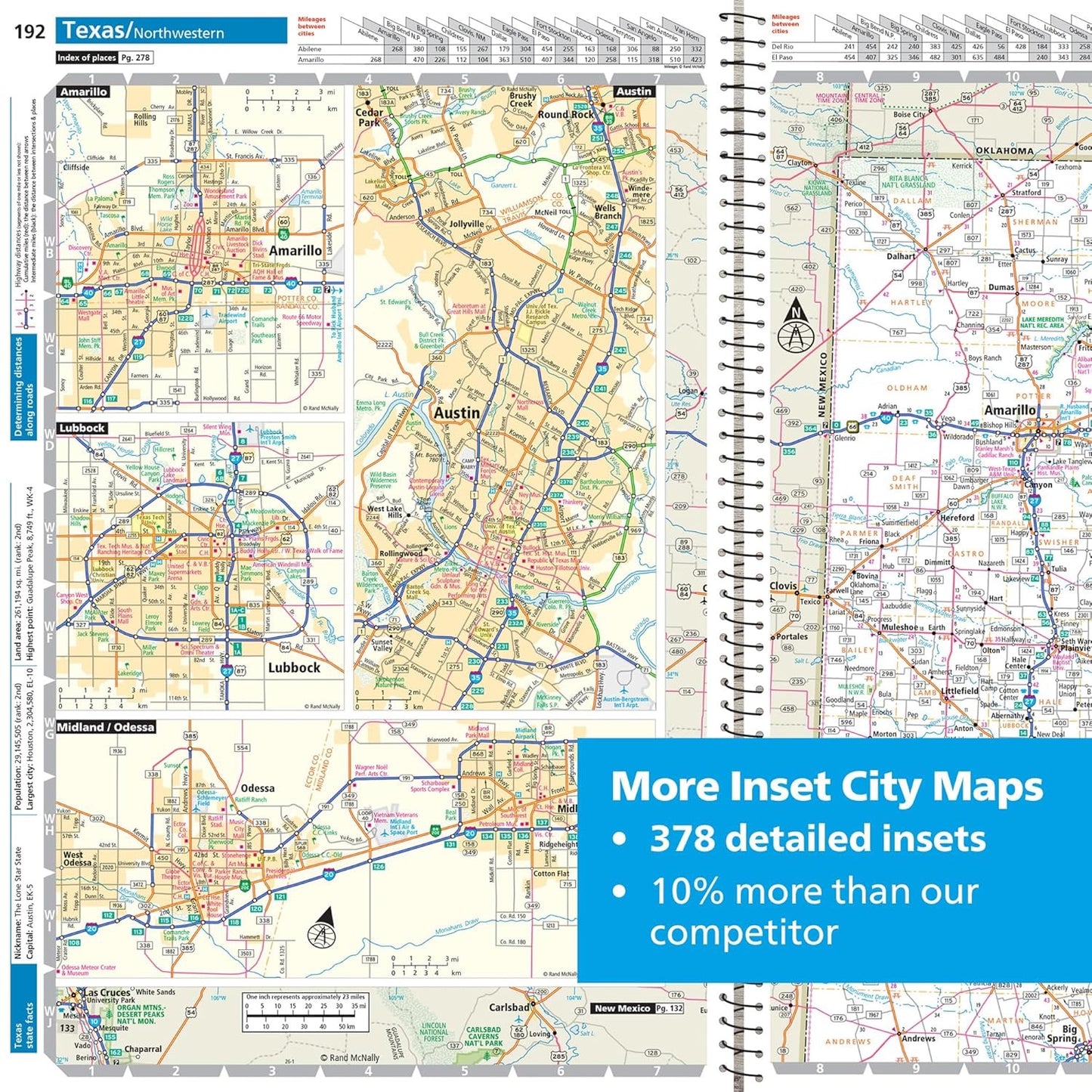 Rand McNally Road Atlas Large Scale 2026: United States, Canada, Mexico (Rand McNally Large Scale Road Atlas USA)