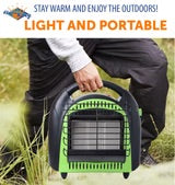 Flame King 20,000 BTU Propane Gas Tank Space Radiant Portable Heater